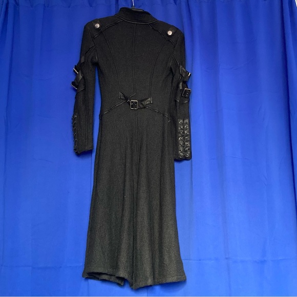 Punk Rave Wool Coat 🖤 - Picture 2 of 14